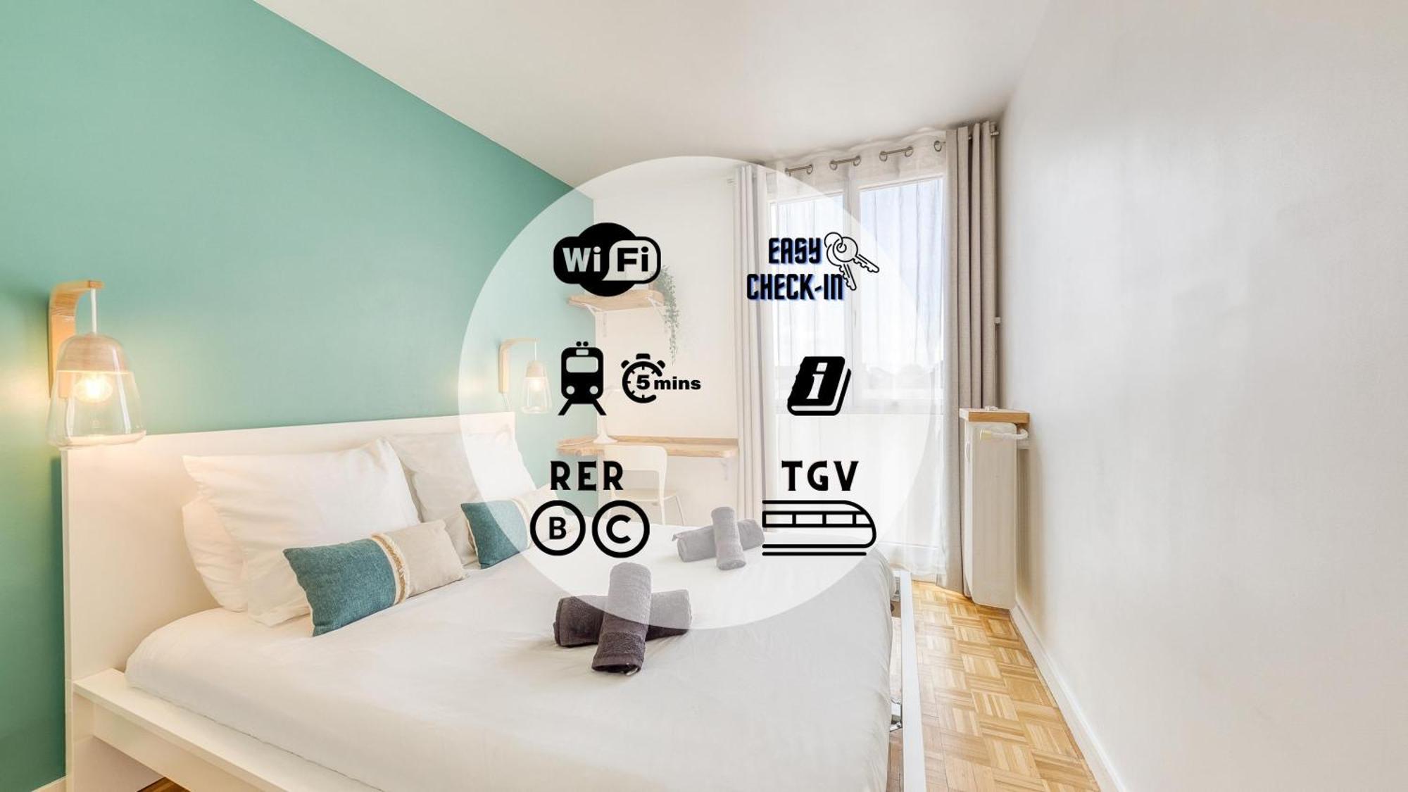Blue Dream - Rer B&C - Netflix / Disney+/ Easy Check-In Massy  Esterno foto